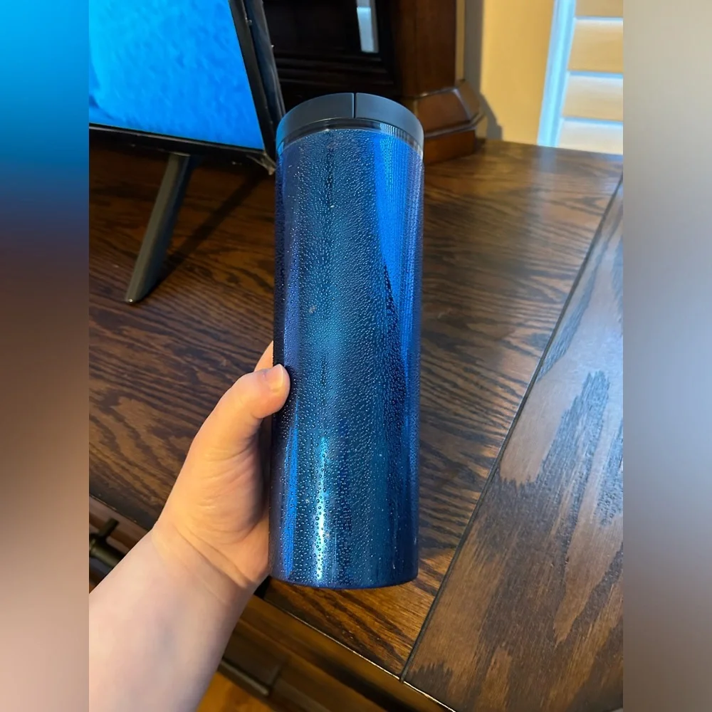Starbucks blue tumbler